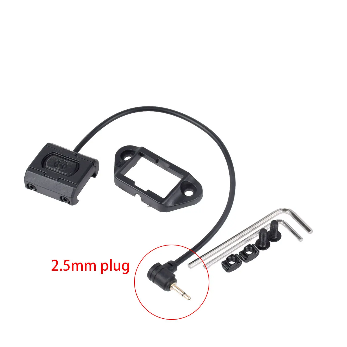 Tactical ModButton Pressure Remote Switch Mlok Keymod 20mm Rail For DBAL-A2 PEQ15 M300 M600 Airsoft Gun Weaponlight Swicth | Спорт и