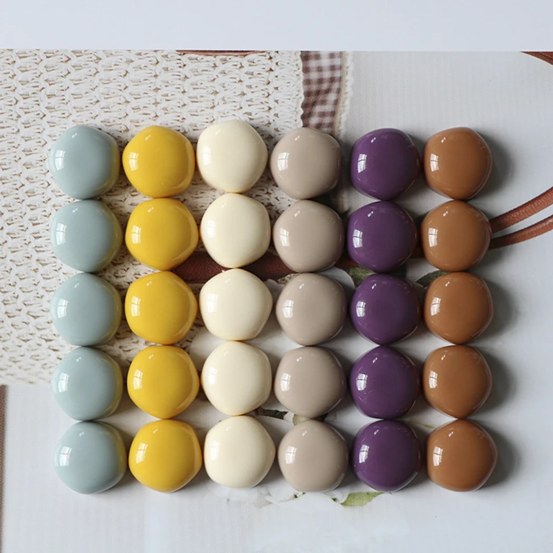 10PCS Симпатичный холодильник магниты 15 мм маленький наклейки Morandi красочные для