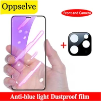 dust proof tempered glass for iphone 12 13 11 pro max x xs xr screen protector anti spy film back full cover lens camera film