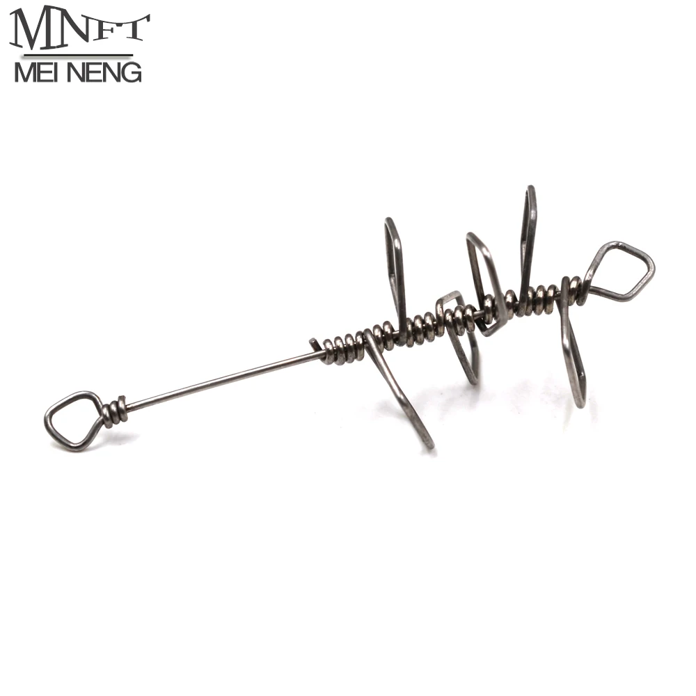 

MNFT 6Pcs Explosion Hook Mace Jig Carp Fishing Pins Connector Fishing Lure Tackle Tool New Style Outdoor Fishing Gear