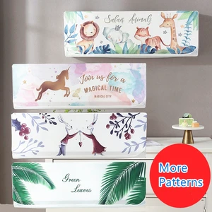 Декоративный настенный капюшон внутренний кондиционер, 1P1,5 P  2P3P, с изображением животных, белый, серый, зеленый, синий, розовый