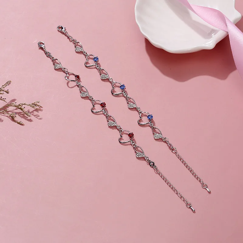 

South Korea's new personality and Zircon bracelet female star light forest crystal bracelet bracelets for women