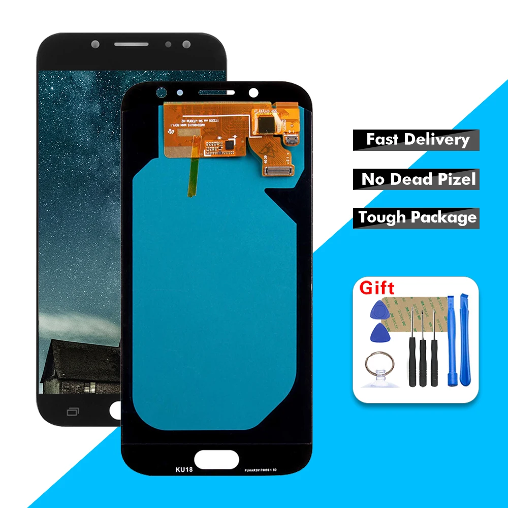 

5.5'' For Samsung Galaxy J7 Pro 2017 J730 J730F LCD Ttouch Screen Digitizer Assembly Replacement With Tools