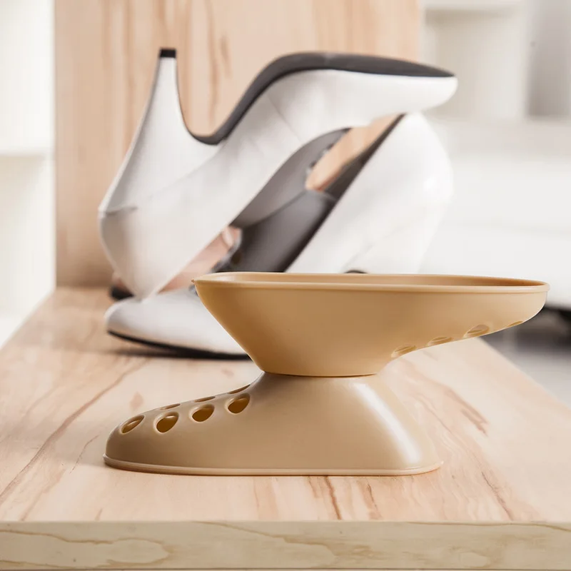 Вешалка для обуви отделки шкафа стеллаж хранения двухуровневый Штабелируемый 3D