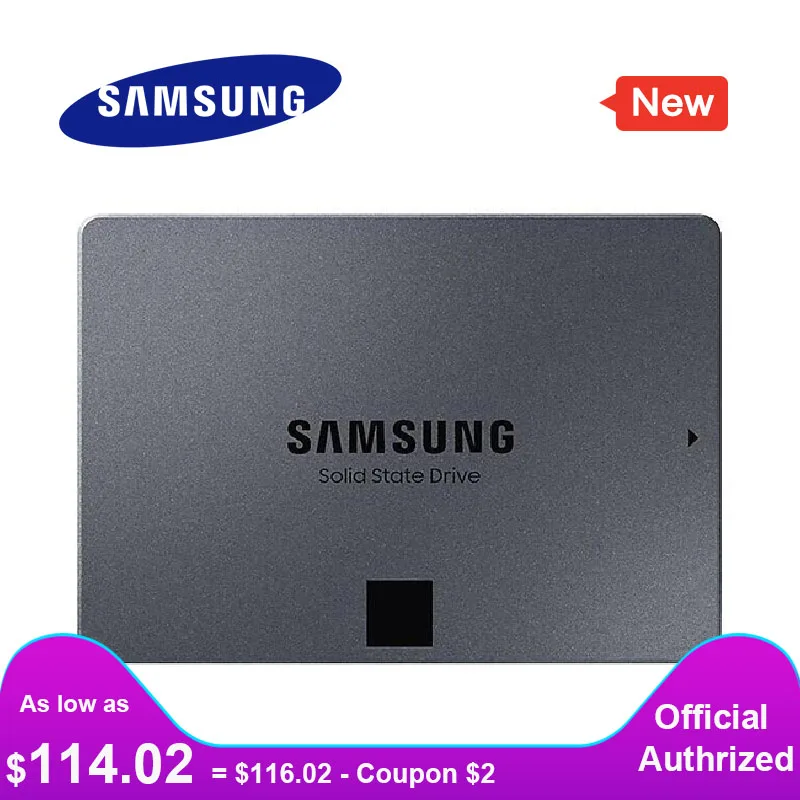 SAMSUNG SSD 860 QVO 1 ТБ Внутренний твердотельный диск HDD жёсткий SATA3 2 5 дюймовый ноутбук