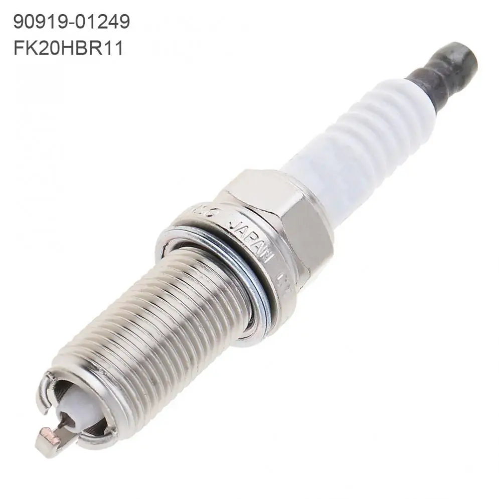 

4 Pcs Metal Car Ignition Plug Iridium Triple Head Spark Plugs Nozzles FK20HBR11 90919-01249 Fit for 2006-2015 Lexus Cars