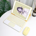 Беспроводная клавиатура и мышь для iPad Pro 11, чехол 2021, 2020, iPad Air 4, чехол 10,2, iPad 9, 8 поколения, чехол 2021 Mini 6, Чехол Air 2