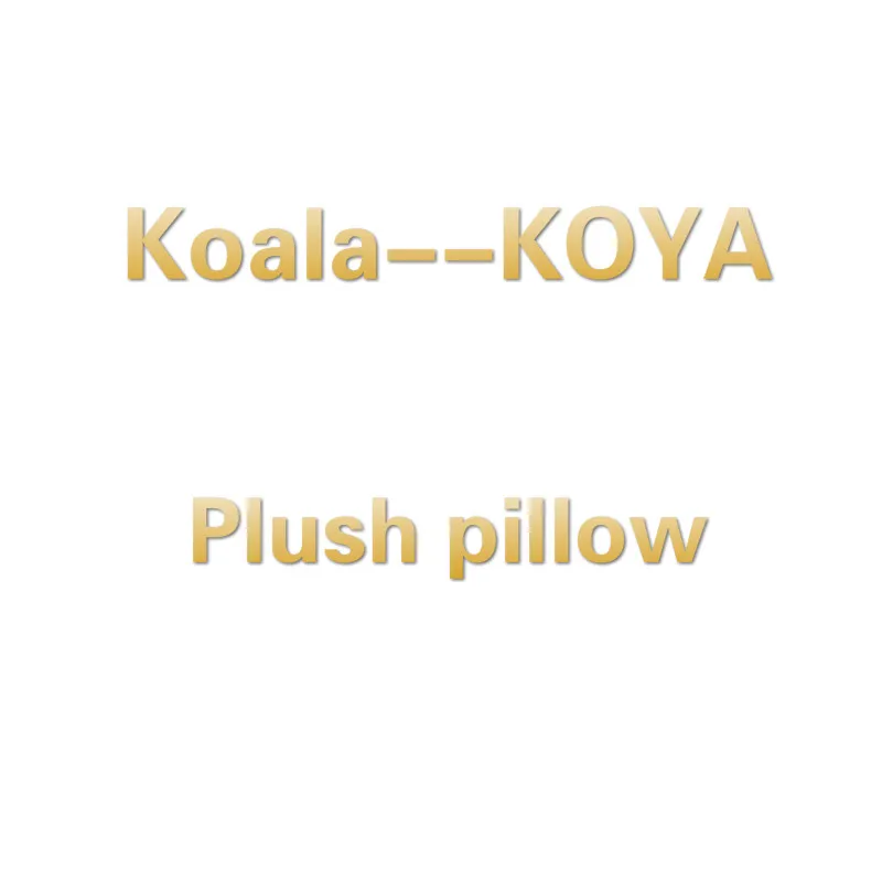 Koala--KOYA 35 см оригинальные Kpop Bangtan мальчики плюшевые игрушки мягкие подушки валик кролик/щенок/Сердце/Коала/овца/лошадь/инопланетянин/печенье кукла подушка - Цвет: Koala--KOYA