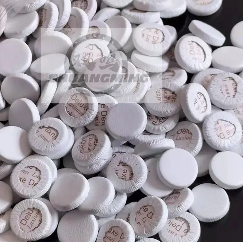 50 штук Индивидуальный размер белая кожаная флейта|Детали и аксессуары| |