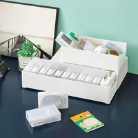 data cable storage box dust proof steady large space desk moisture proof frosted charging cable organizer box for home