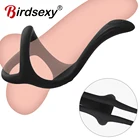 Силиконовые Кольца для пениса секс-игрушки для мужчин мужской мастурбатор УВЕЛИЧЕНИЕ ЧЛЕНА мужчины t страпон Задержка эякуляции эротический инструмент товары для взрослых магазин