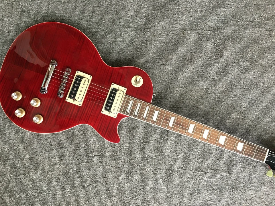 Горячая Распродажа. Электрическая гитара. tiger flame top. Ручная работа гитара с 6