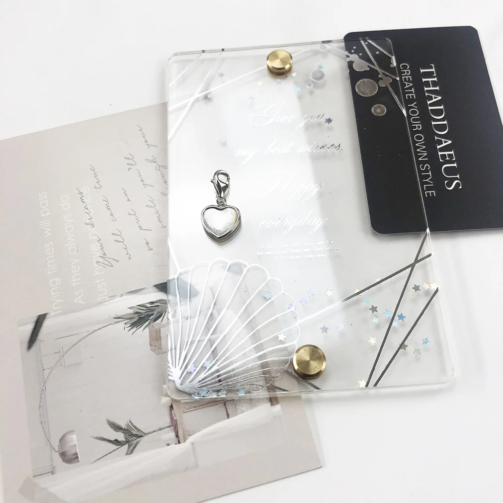 Женский классический браслет с подвеской Сердце жемчуга из серебра 925 пробы