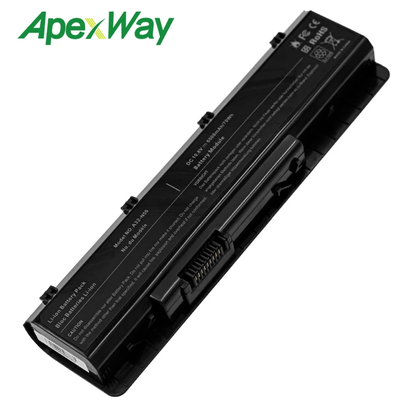 4400 мАч Аккумулятор для ноутбука Asus A32-N55 N45 N45SF N55E N75S N45E N45SJ N55S N45SL N55SF N75SJ N45J N45SN N55SL n75SL