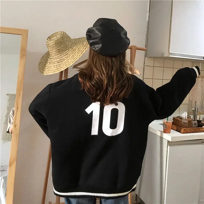 

Women Sweater Autumn Winter 2021 New Half-high Collar Plus Velvet Thickened Sweater For Female Super Hot Korean Style Loose Top