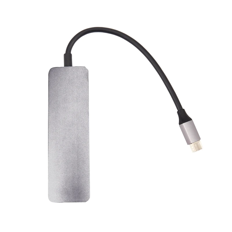 Алюминиевый концентратор USB Type-C на 3 порта 0 TF кардридер конвертер кабель для