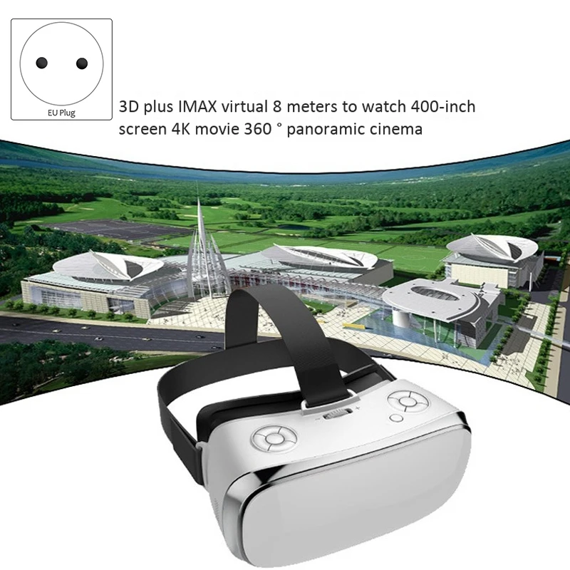 V3H Очки виртуальной реальности 3D 2 + 16 ГБ Android 5 1 WIFI подключение Smart Bluetooth