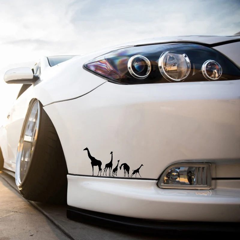 15*7 см Жираф Семья теплый и романтический мотоцикл бампер внедорожника окна