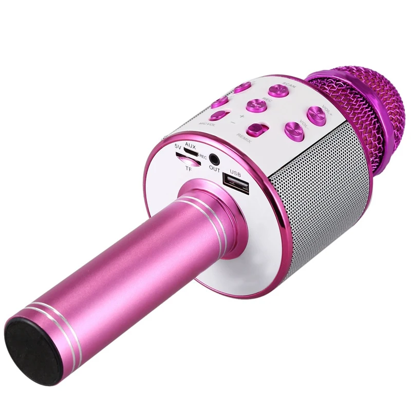 Беспроводной микрофон для караоке портативный Bluetooth мини домашний KTV