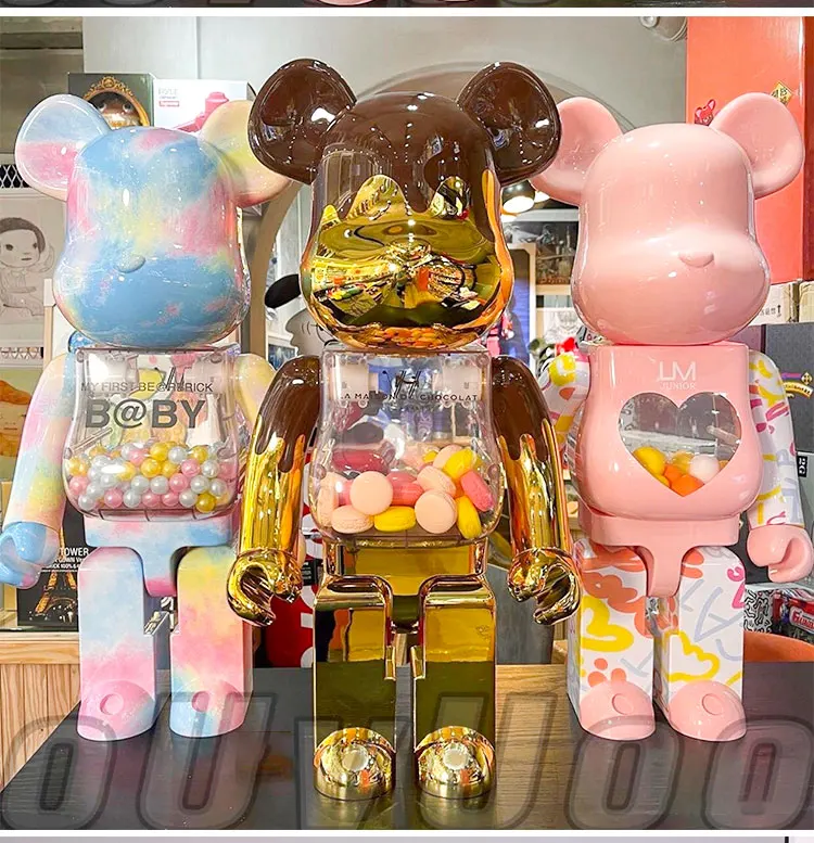 Bearbrick искусственное украшение порошок Макао UM яичный цвета зефира шоколад Qianqiu |