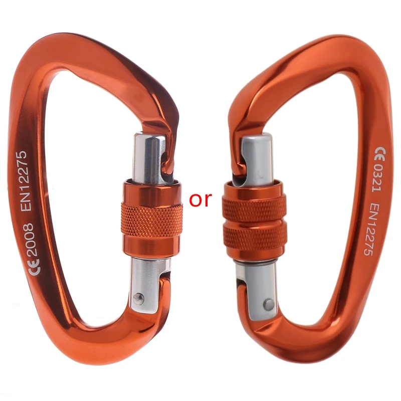 25kN Карабин Пряжка Алюминиевый сплав крючок альпинизм кемпинг инструмент для