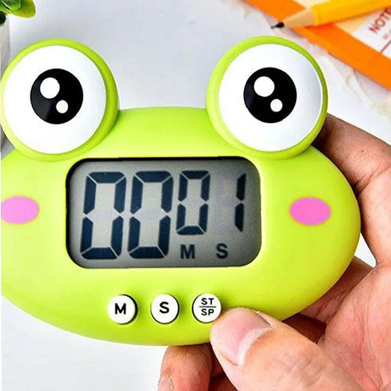 Магнитный Таймер для кухни светодиодный цифровой экран милый Громкий будильник |