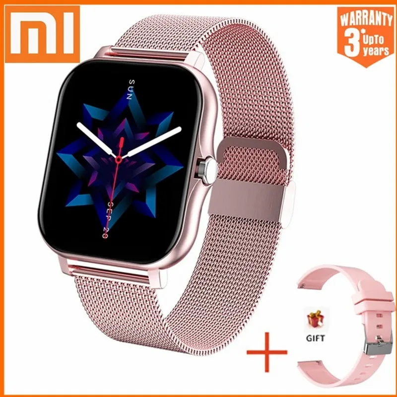 

Смарт-часы Xiaomi женские, сенсорный экран 1,69 дюйма, Bluetooth, водостойкие