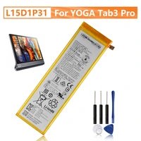 original replacement tablet battery l15d1p31 for lenovo yoga tab3 pro x5 z8550 x5 z8500 genuine rechargeable battery 4000mah