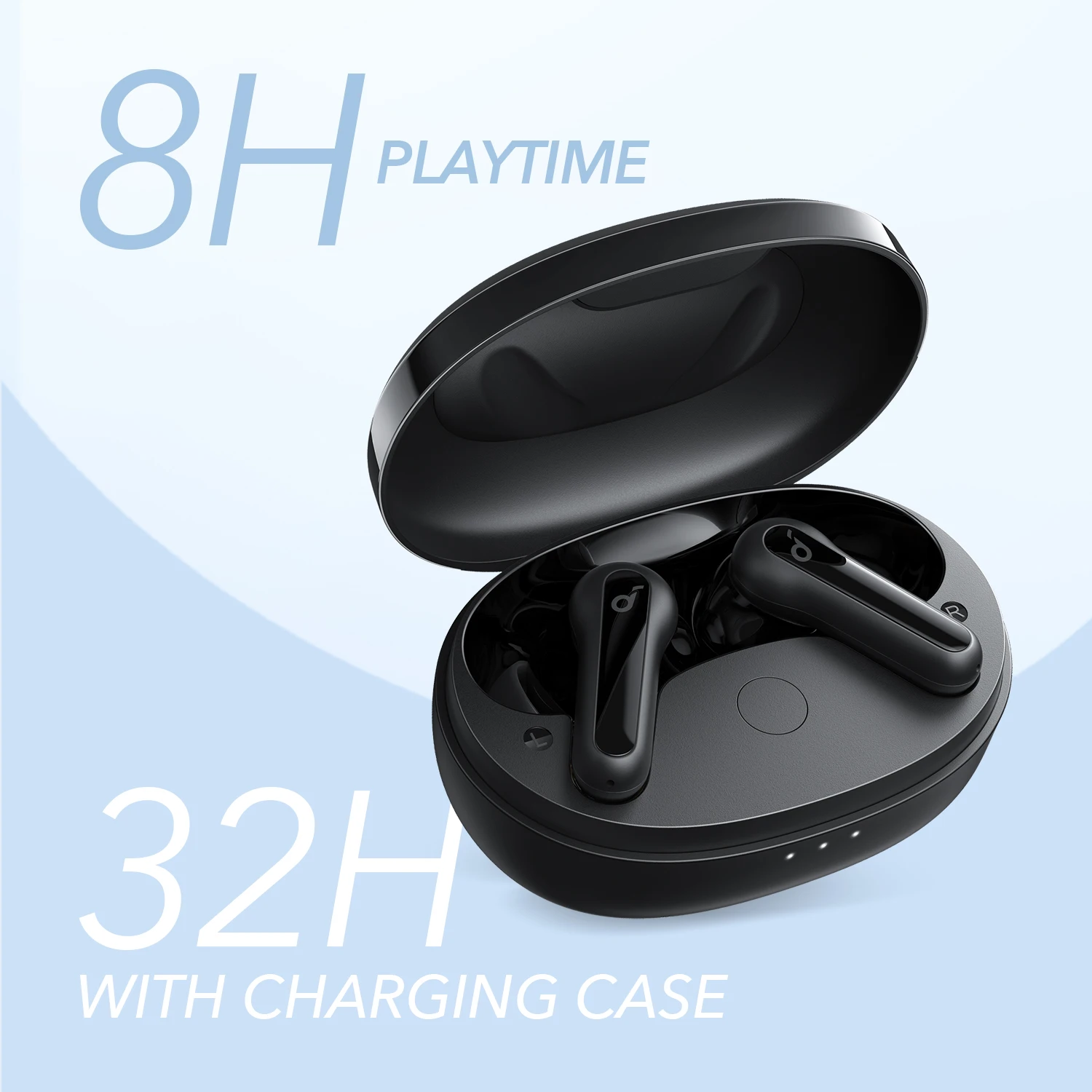 

Soundcore by Anker Life P2 Mini True Wireless Earbuds, bluetooth earphones with Big Bass, Custom EQ, Bluetooth 5.2, 32H Playtime