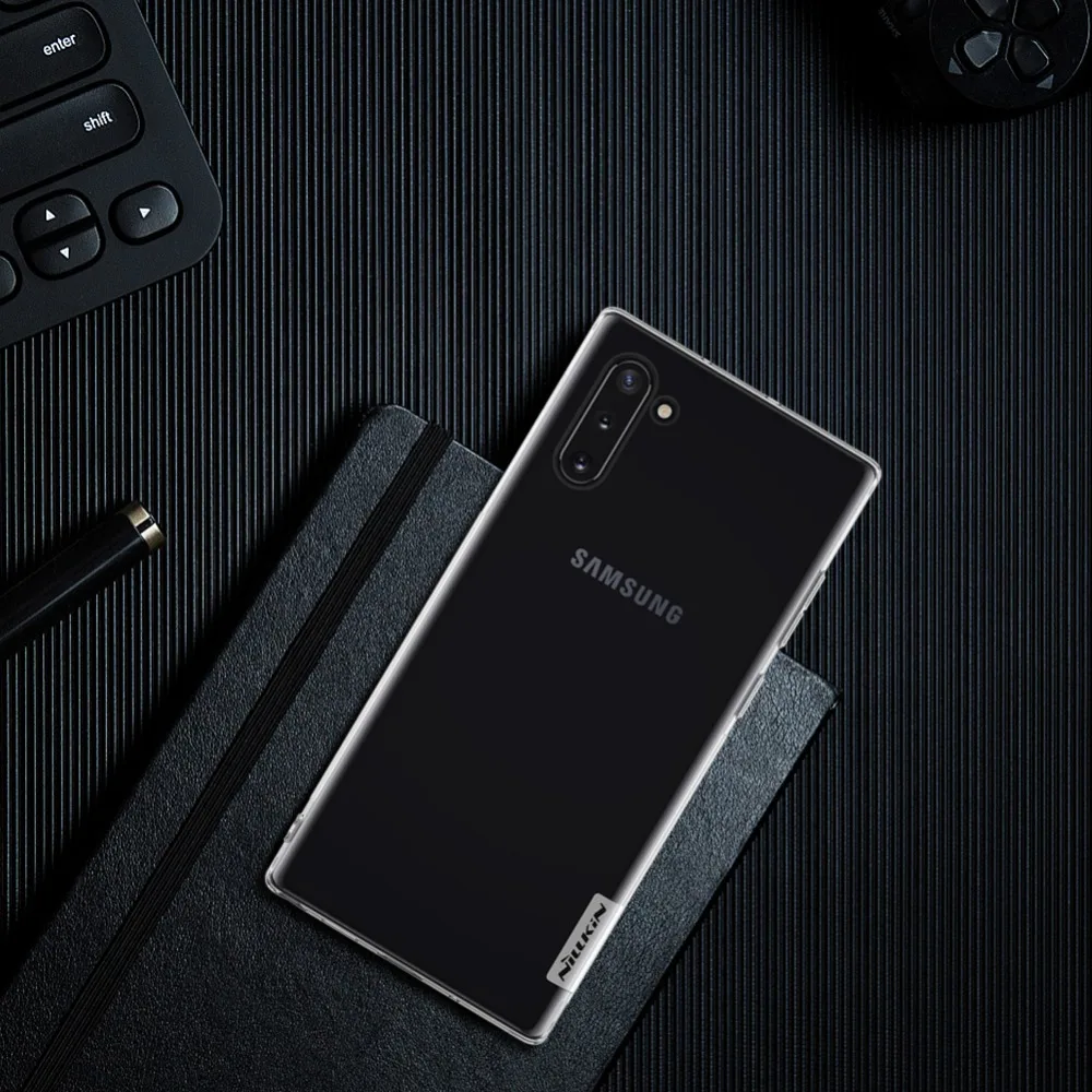 Чехол для samsung Galaxy Note 10 10+ Nillkin Натуральный Мягкий ТПУ Силиконовые прозрачные задняя крышка чехол для samsung S10 PLUS S10e