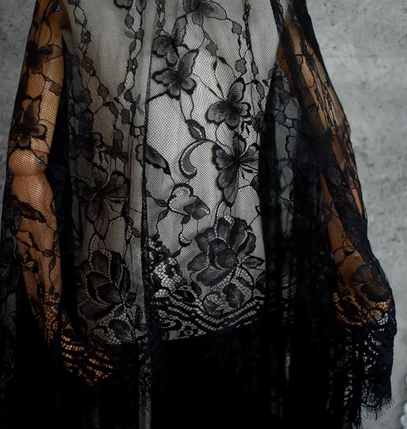 1 5 м широкая Сетка Бабочка кружева ресницы ткань высокого класса одежда