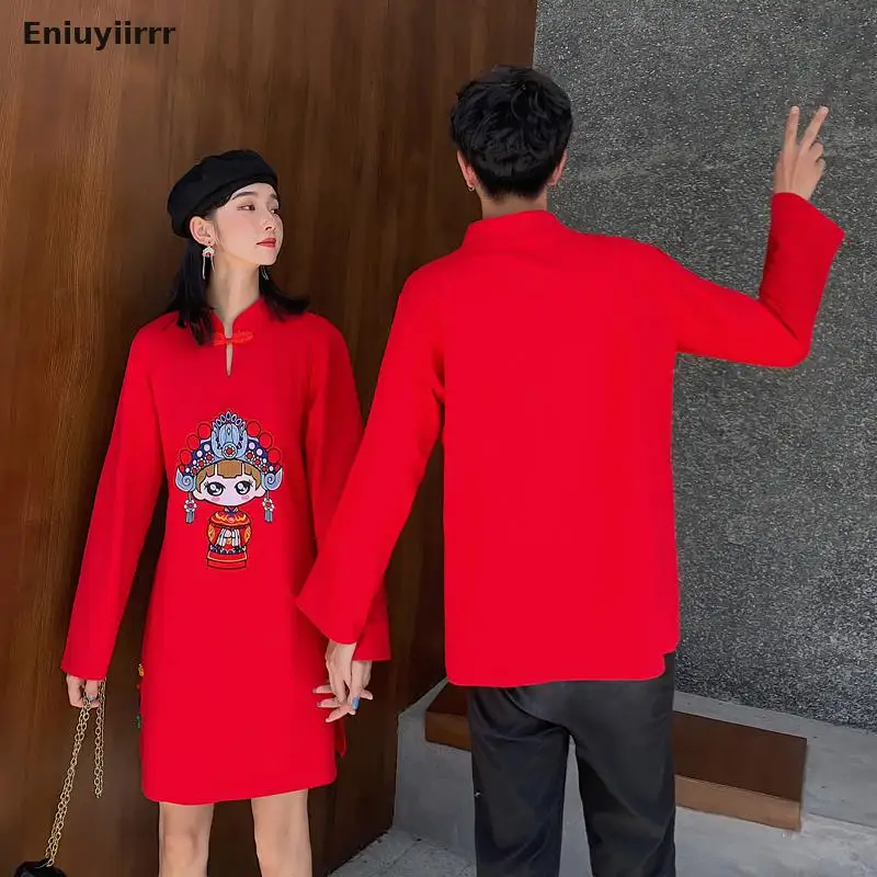 Рождественский подарок вечерние платья красного цвета милое мини-платье с