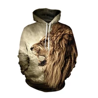 3d print animal hoodies sweatshirt autumn winter unisex lion tiger long sleeved hooded sweatshirts casual hoodies sweatshirt