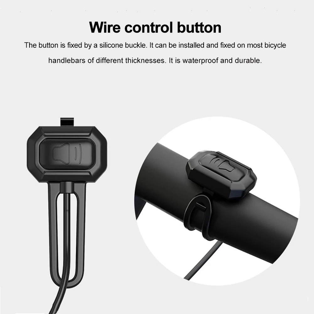 125db USB зарядка велосипед электрический звонок цикла Мотоцикл Скутер рожок для