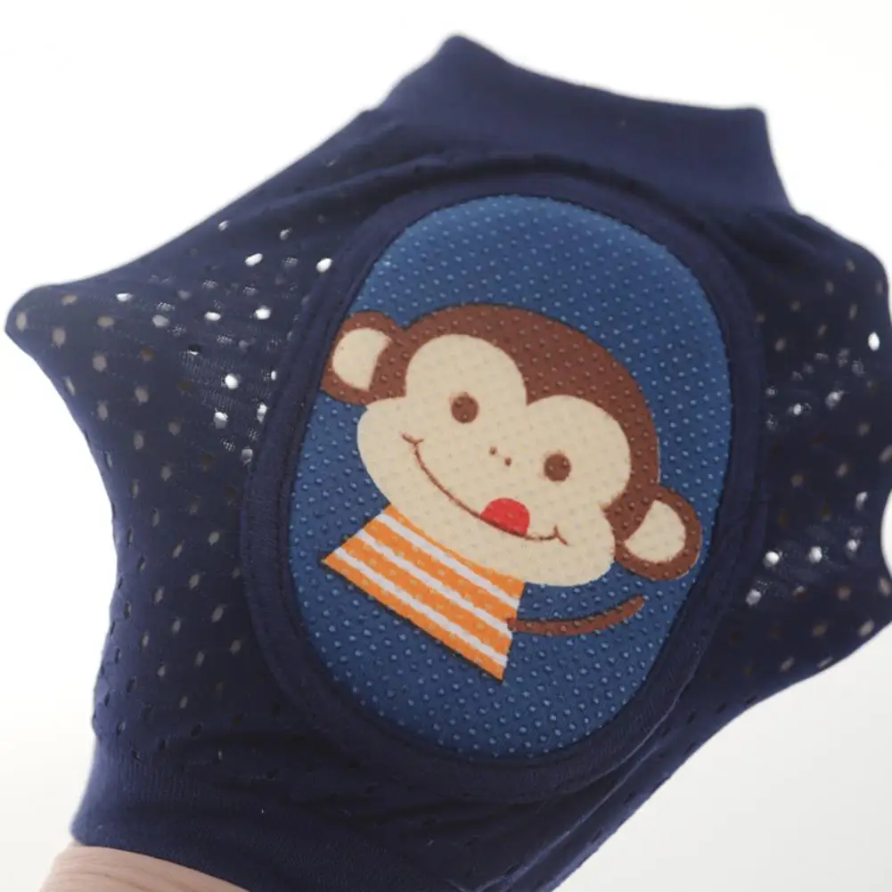 Rodilleras suaves antica&iacute;da con dise&ntilde;o de dibujos animados, cojines de coderas para beb&eacute; con absorci&oacute;n de impacto, 1 par-4
