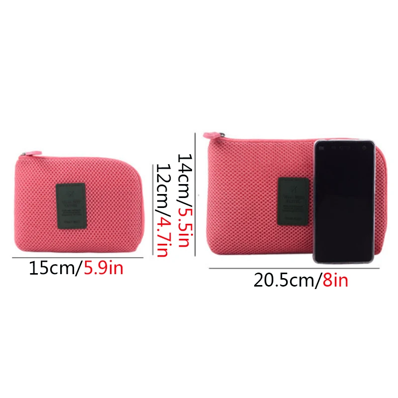 Портативная сумка для хранения кабеля передачи данных Органайзер проводов