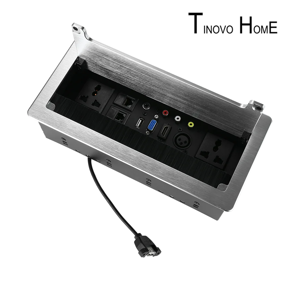 Настольная розетка коробка/алюминиевый сплав гнездо/2 bit universal Mobile power Bank тел сети