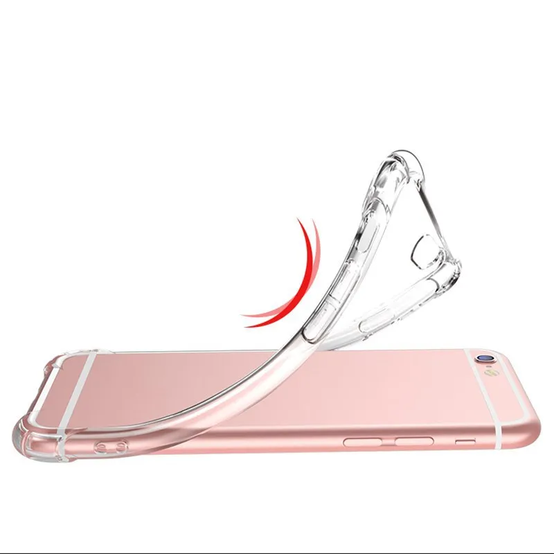 shockproof airbag clear transparent silicone protection back cover for oneplus 6 6t 7 7t pro phone soft case for oneplus 8 pro free global shipping