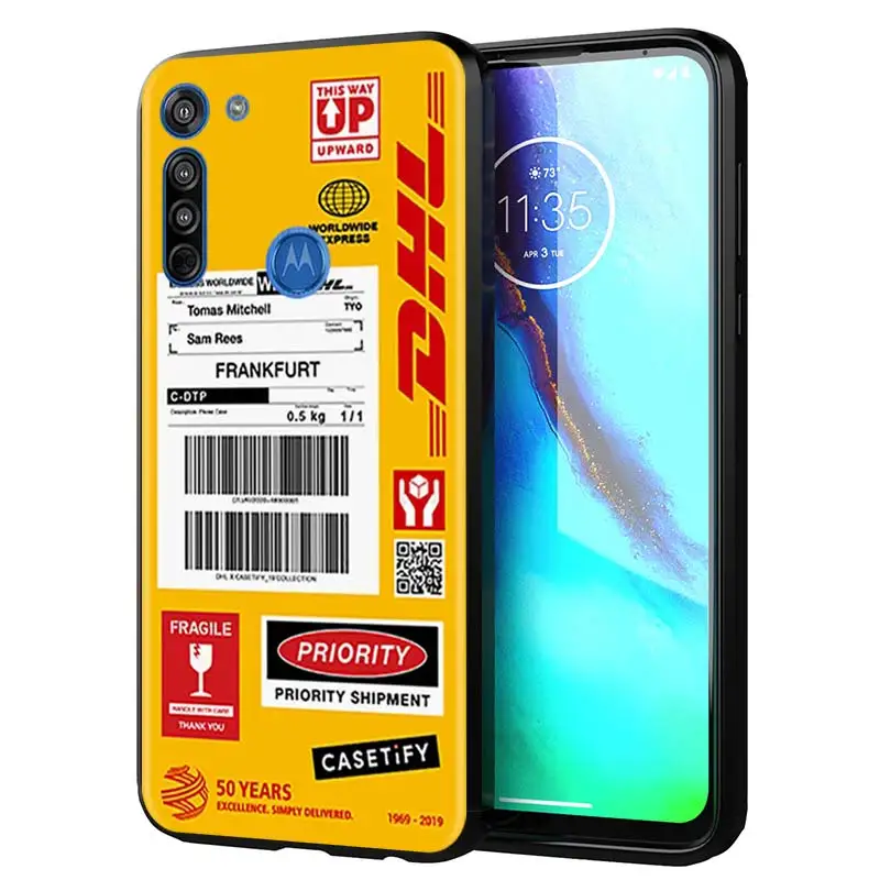dhl express case for motorola moto g8 g9 plus g power one fusion e6s e7 plus edge plus tpu soft phone cover shell free global shipping