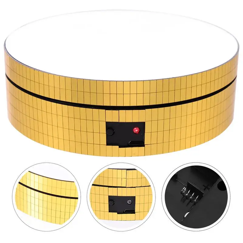 Электрическая вращающаяся подставка для дисплея с питанием от USB и батареи без