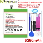 Батарея WISECOCO 5250 мАч BN31 для Xiaomi Mi 5X Mi5X  Redmi Note 5A для Xiaomi Mi A1  Redmi Y1 Lite телефон + номер отслеживания