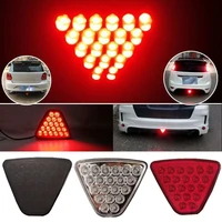 12v f1 style universal led brake stop light triangle 20 led rear tail light reverse safety strobe lamp for car auto motorcycle