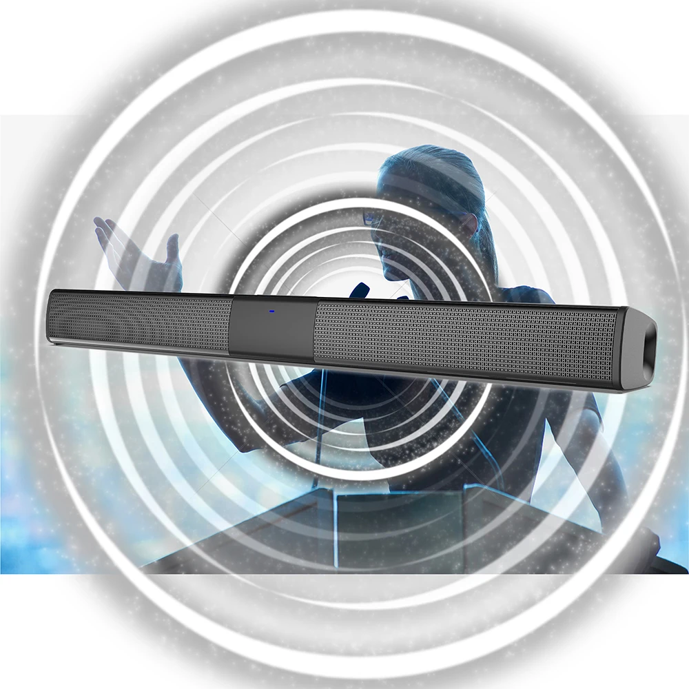 

BS-28D 20W Wireless Bluetooth Speaker Soundbar Stereo Surround Sound TV Home Theater Soundbar Subwoofer with Audio coaxial Cable