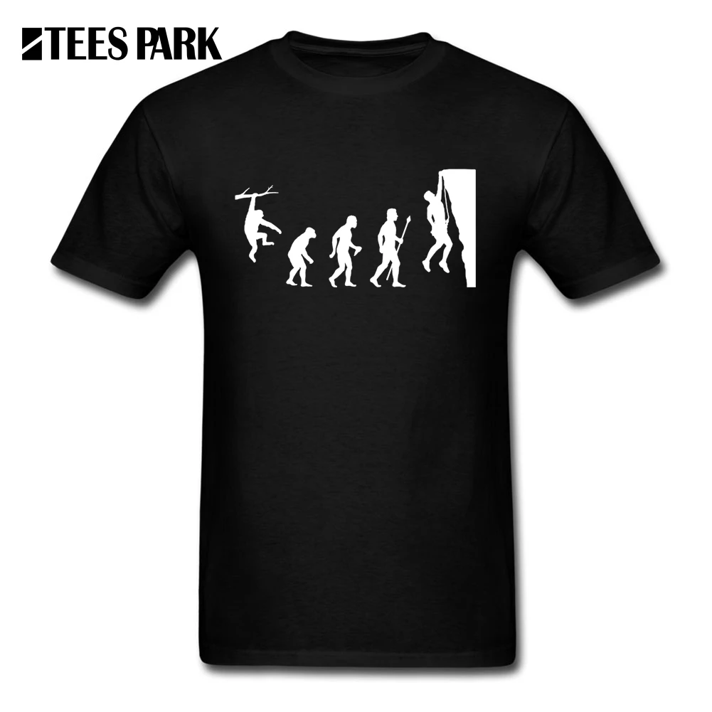 Мужские футболки забавное крепление для карабина Evolution Climb с коротким рукавом