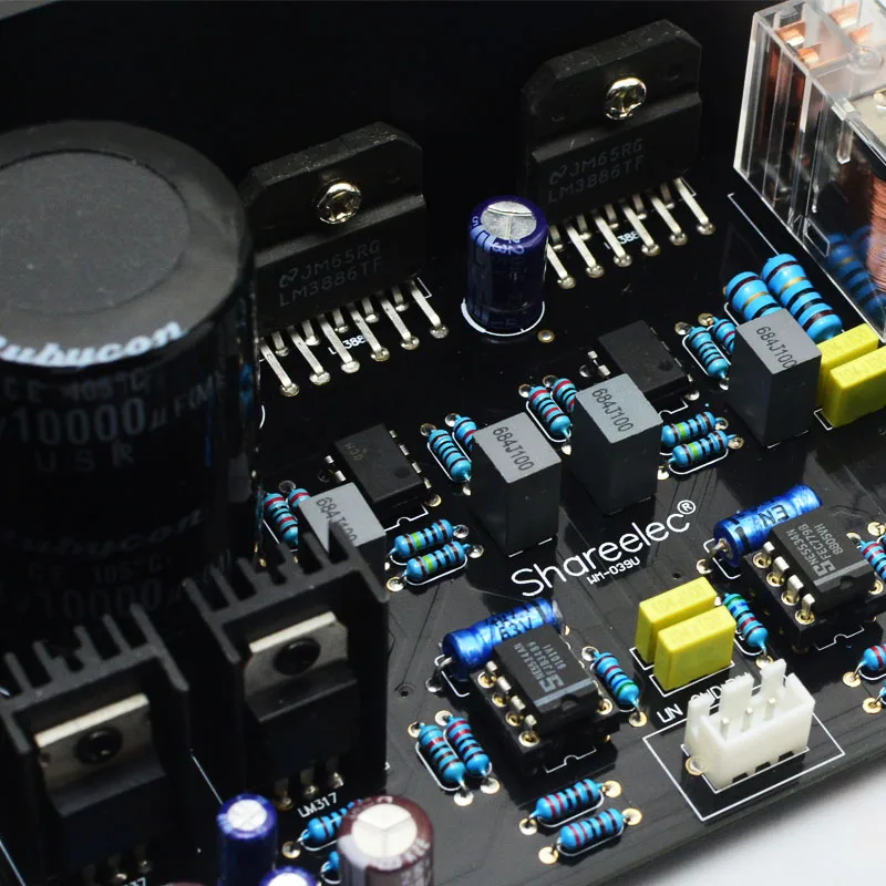 LM3886 стерео усилитель высокой мощности доска OP07 DC Servo 5534 независимый операционный