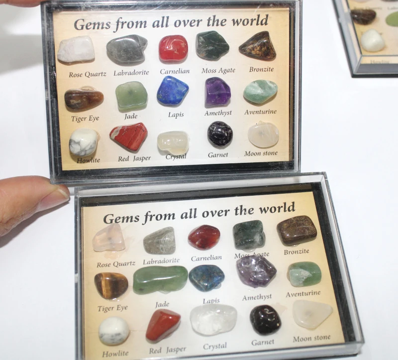 Образцы натурального камня Агаты авантюрина тигровый глаз кристалл лазурит