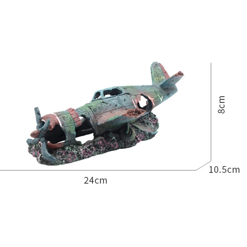 

1pcs Resin Hot Aquarium Fish Tank Landscape Pirate Ship Wreck Ship Decor Resin Boat Ornament Aquarium Accessories Decoration