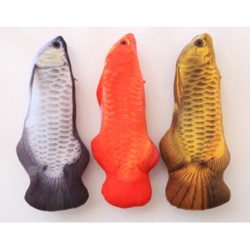 

20/30cm Fish Plush Toys Simulation Fish Soft Crucian Carp Stuffed Animals Dolls Cartoon Golden Fish Pillow Gift For Kids Toy
