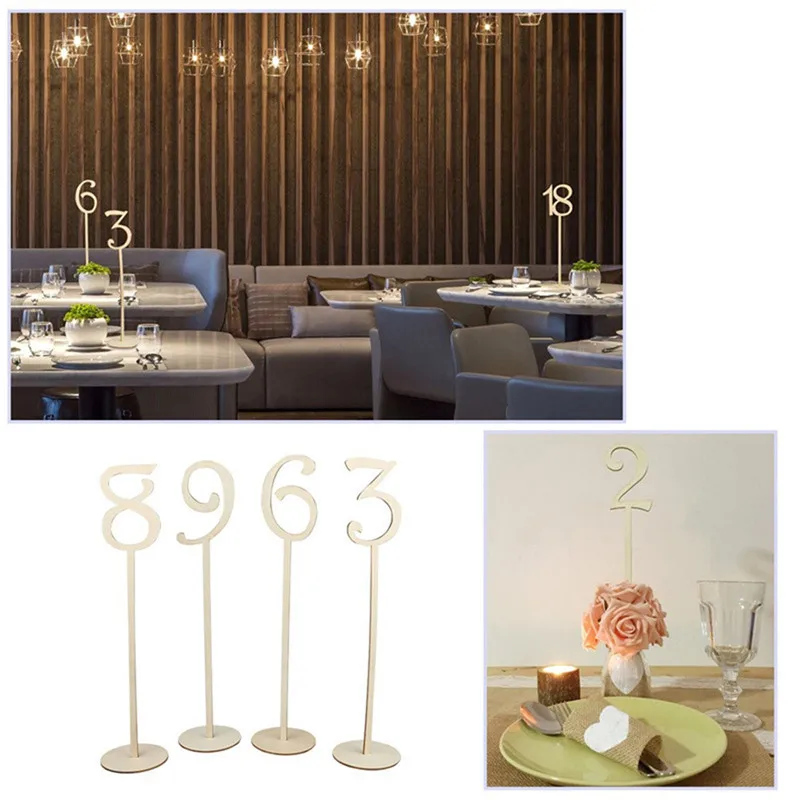 Украшение стола номер Свадебный карточный стол ресторан деревянный цифры