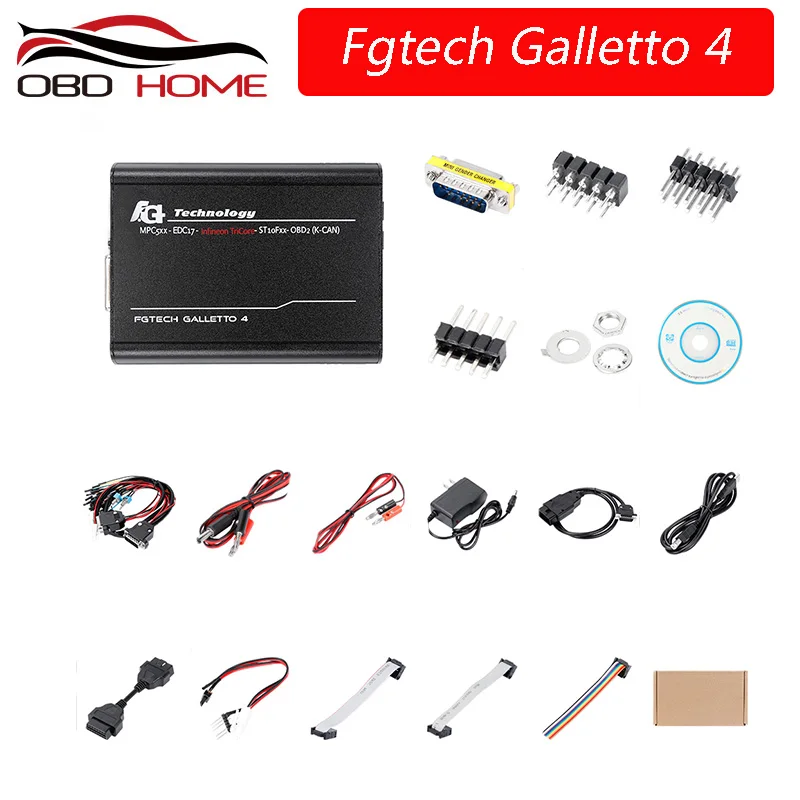 OBD2 Диагностический Инструмент Fgtech Galletto 4 Мастер v54 FG Tech FGTech BS поддержка функции BDM